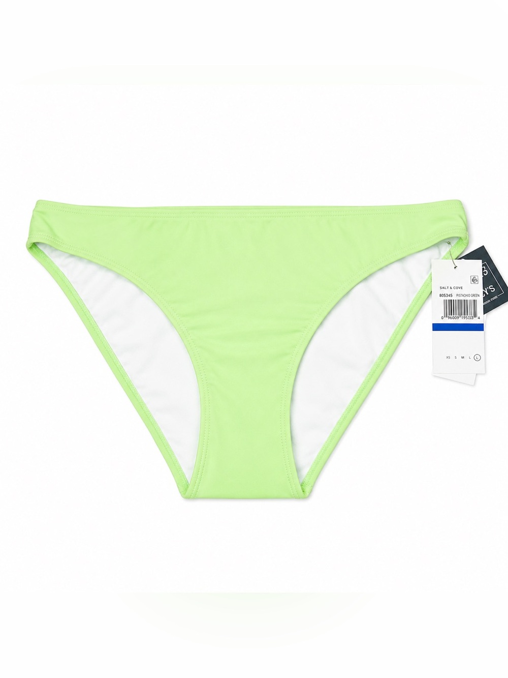Salt + Cove Bikini Bottom Women’s XL Pistachio Green High Leg Swim New